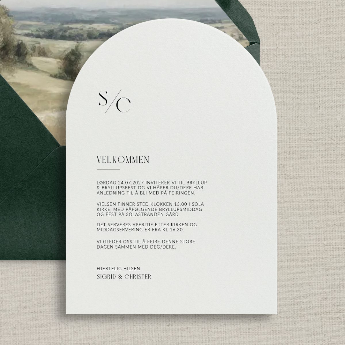 Wedding Invitations - Chloe