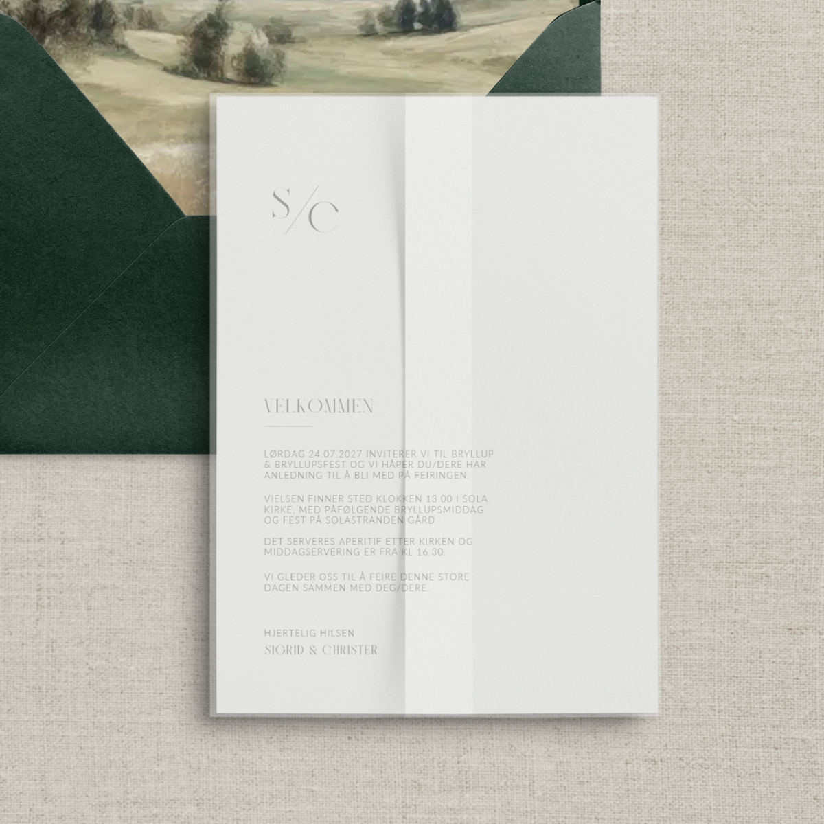 Vellum wrap - Chloe