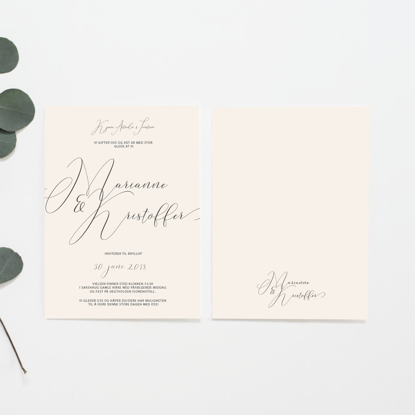 Wedding Invitations - Chateau