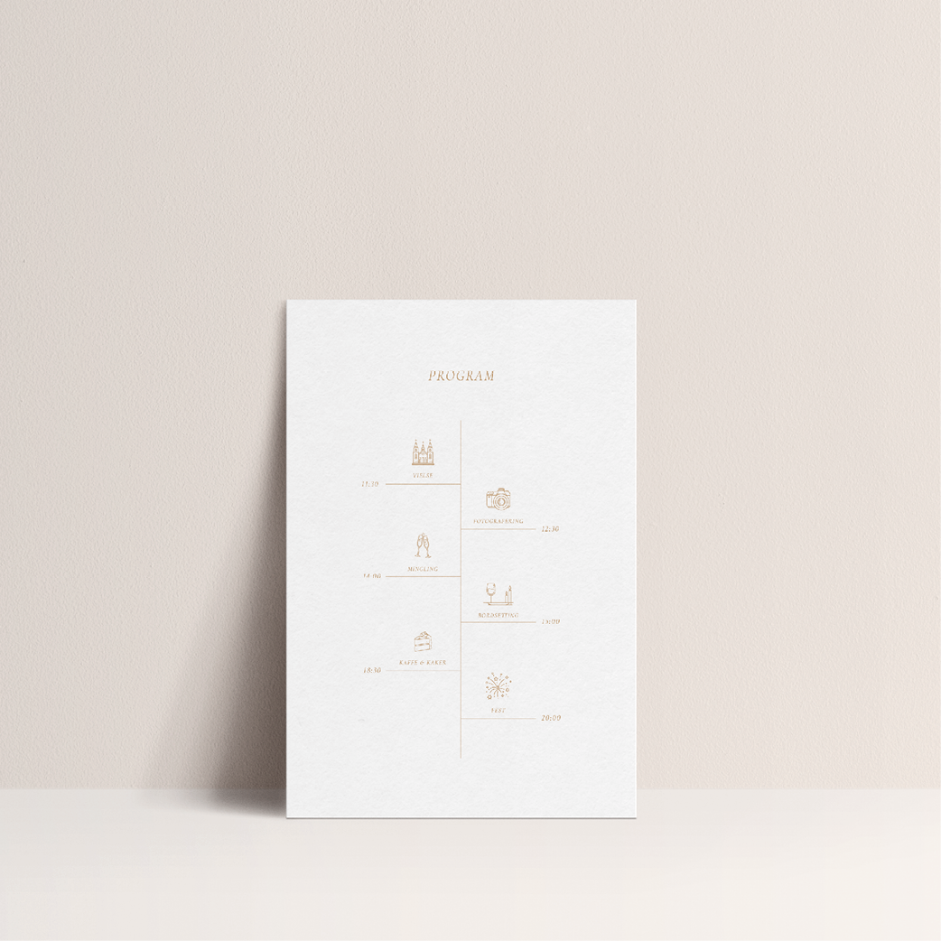 Programkort - Luxe