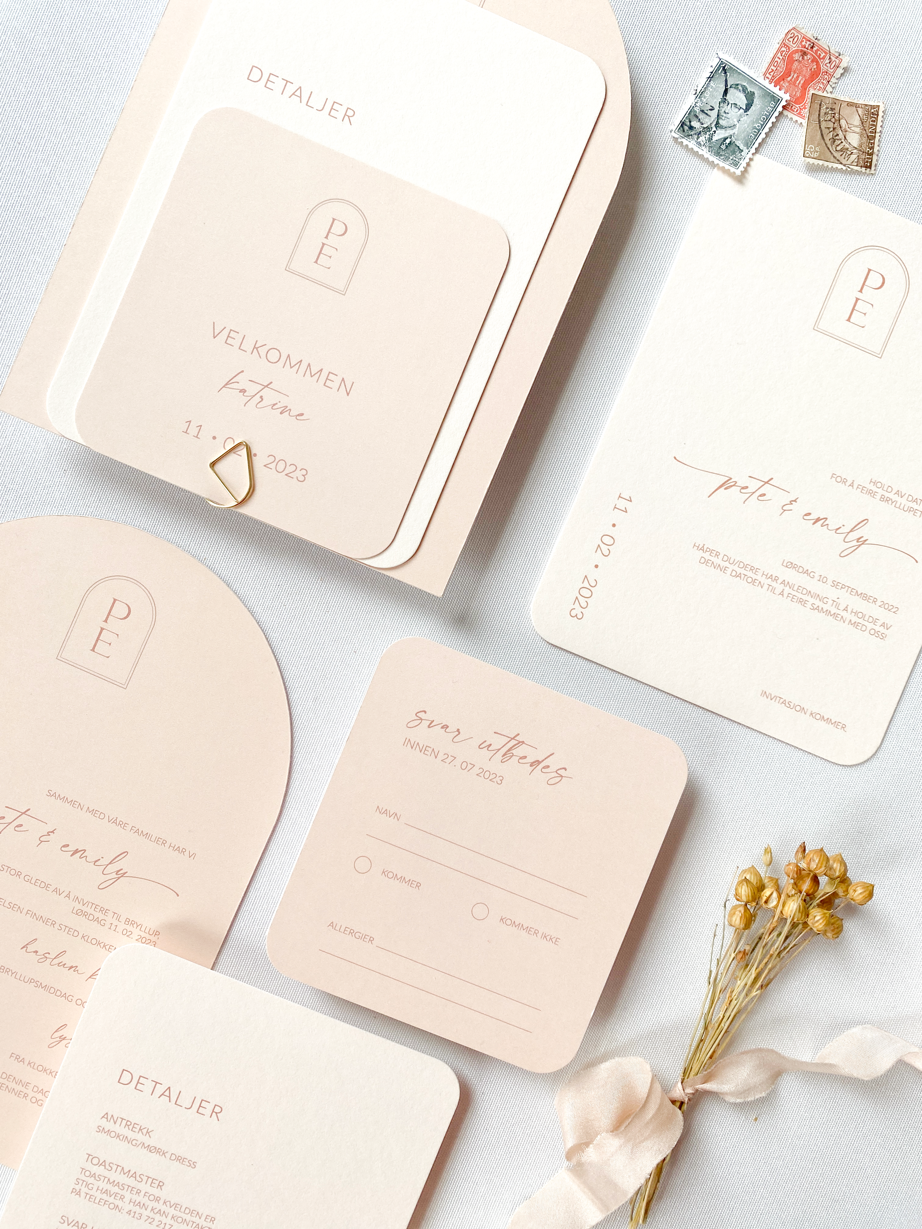 Wedding invitations - Guide & tips – Vibber Design AS
