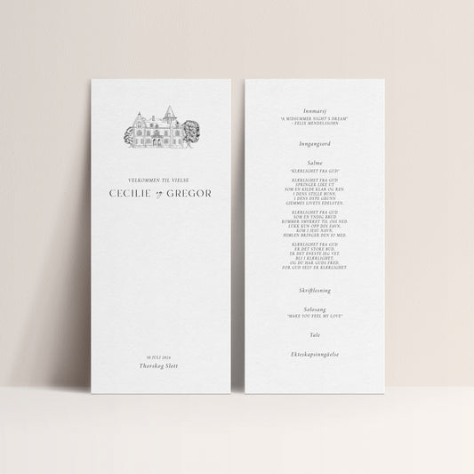 Vielsesprogram - Modernline