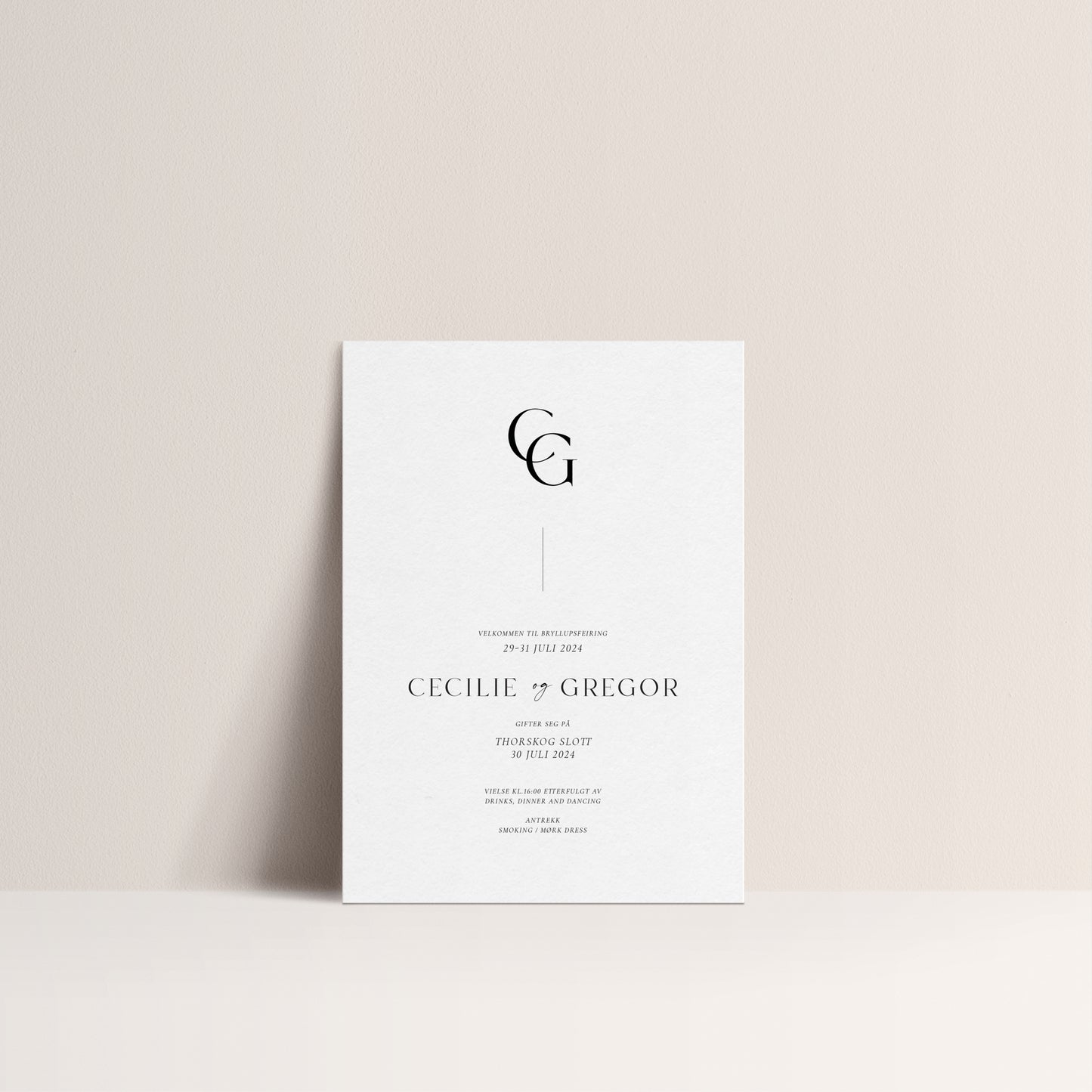 Bryllupsinvitasjoner - Modernline