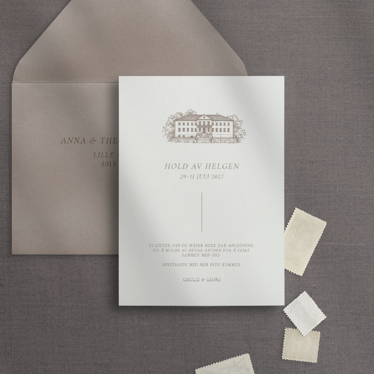 Save the Date card - Chloe