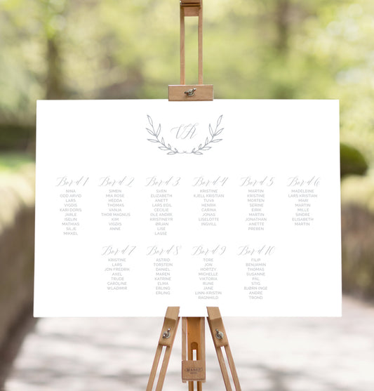 Bordkart - Dusty Blue