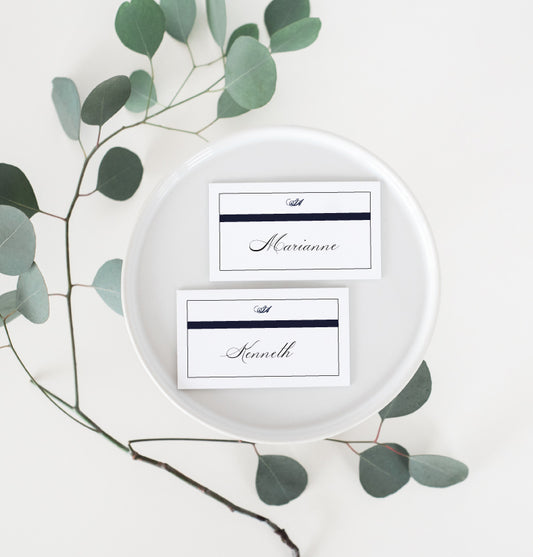 Bordkort - Sophisticated Blue