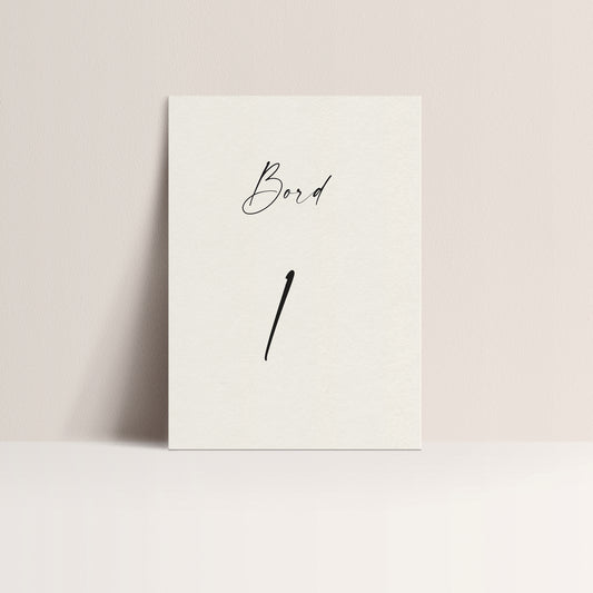 Bordnummer - Blossom (12 pkn)