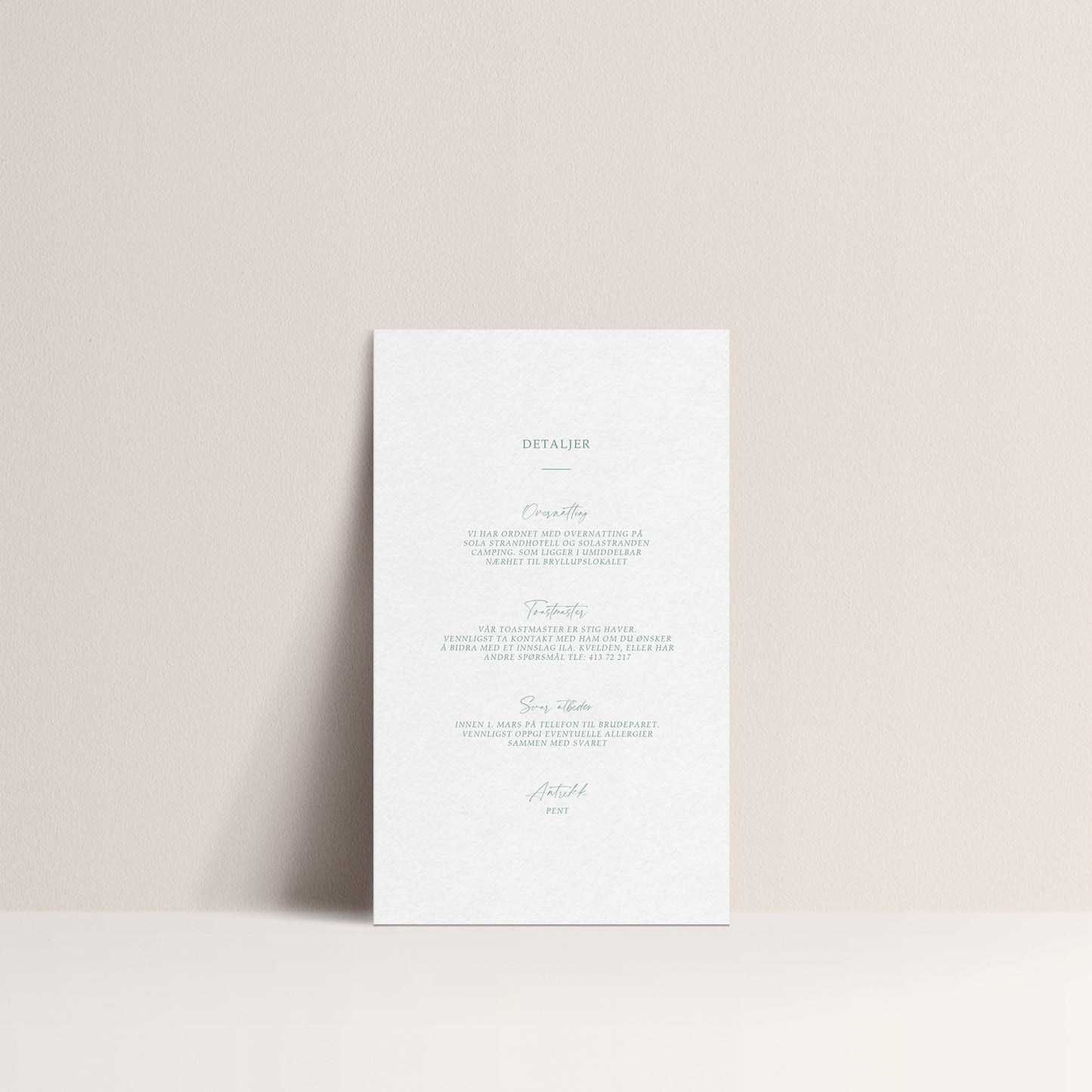 Infokort - Florentine