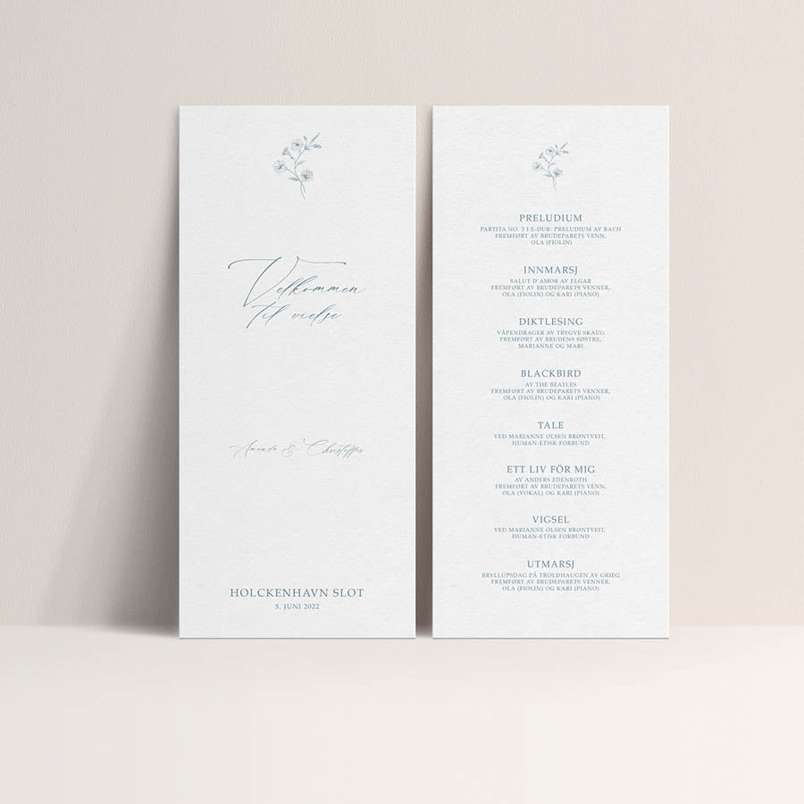 Vielsesprogram - Cherry Blossom