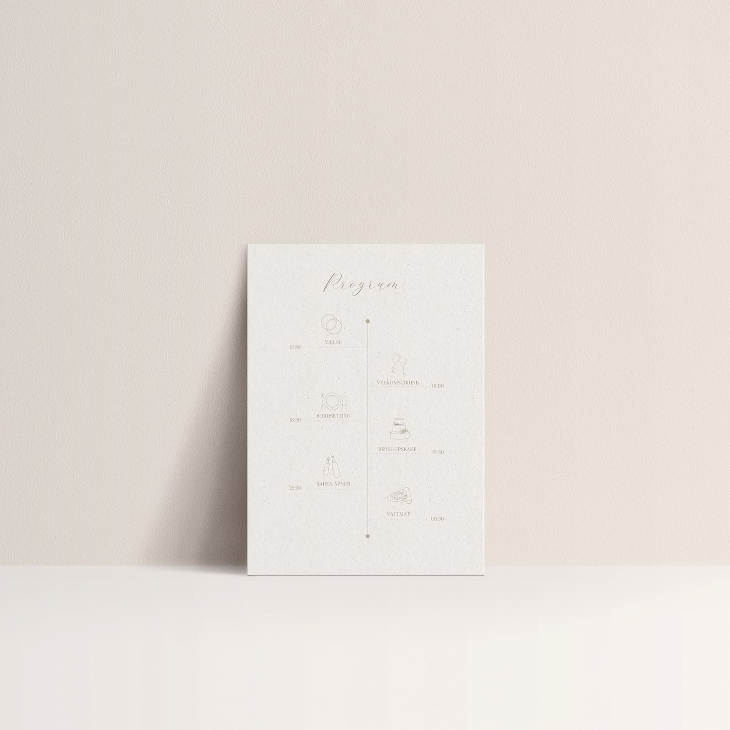 Programkort - Elegance