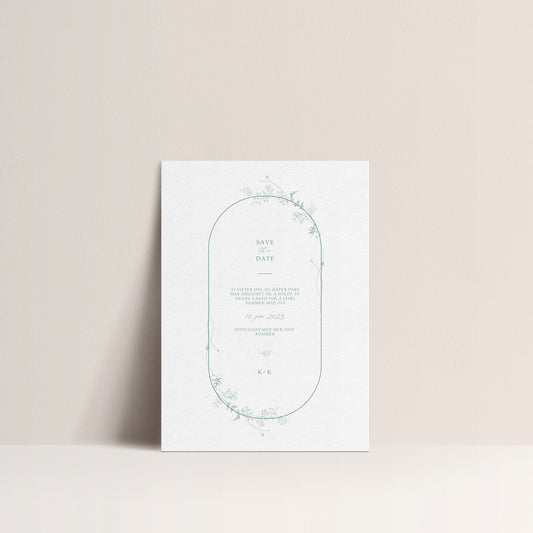 Save the Date kort - Florentine